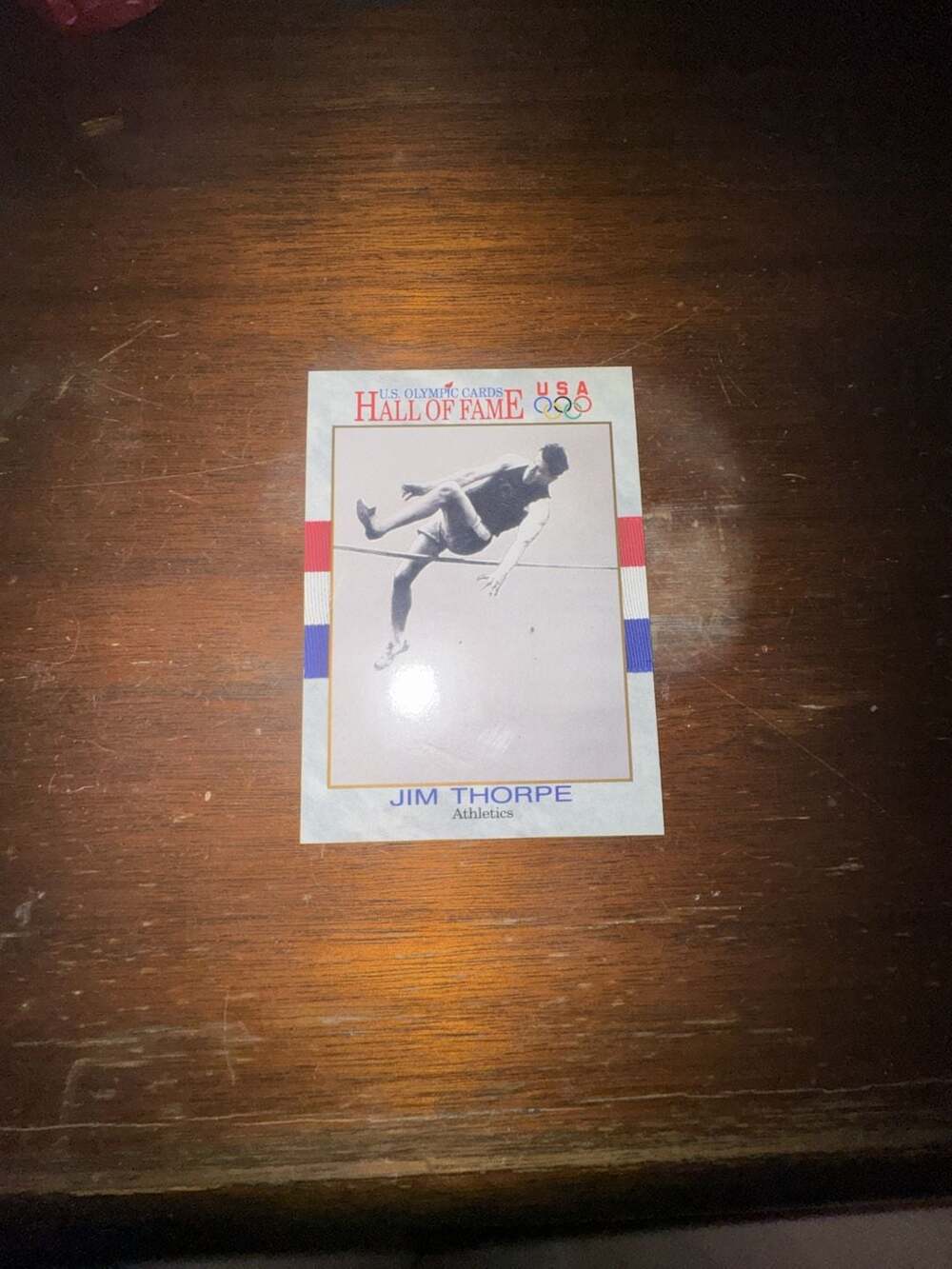1991 Impel U.S. Olympic Hall of Fame #3 Jim Thorpe Athletics Trading Card
